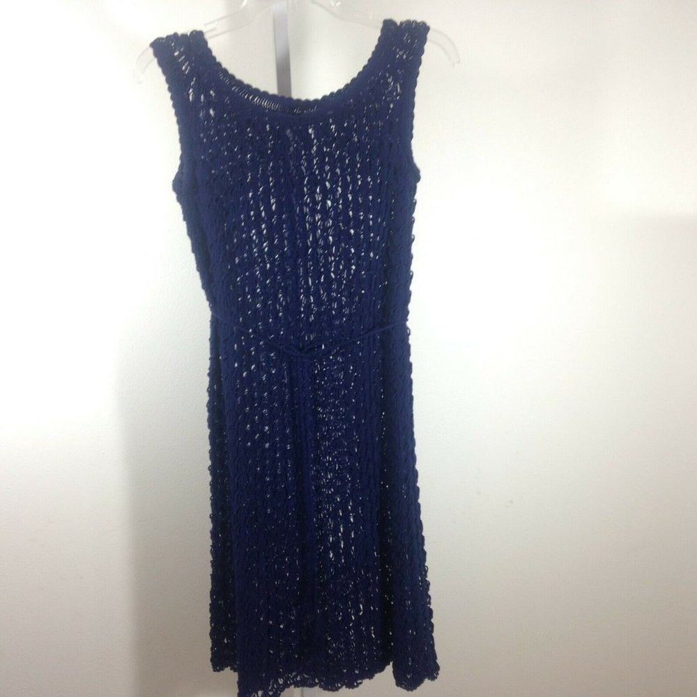 Sheath Dress Womens Size XS S‎ Navy Blue - Picture 11 of 12